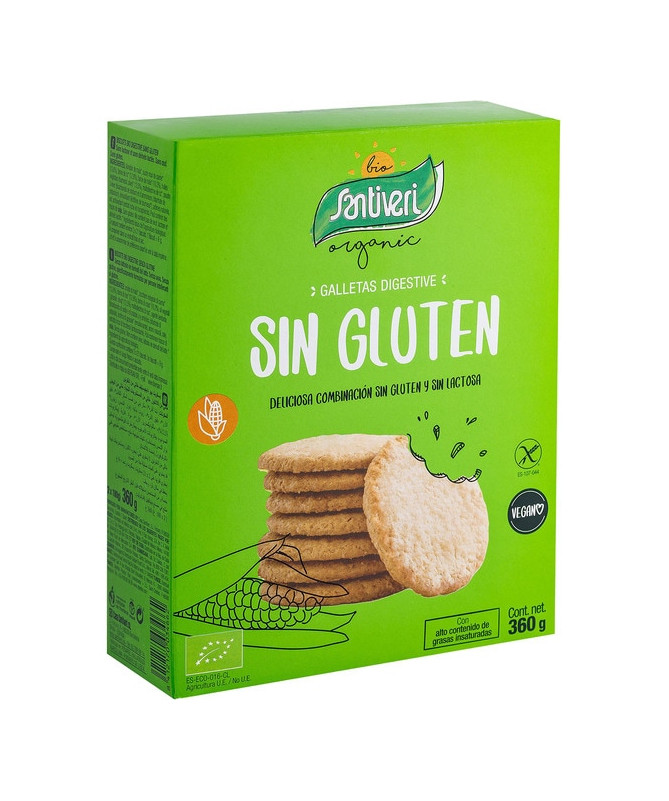 Galletas Digestive Sin Gluten Santiveri