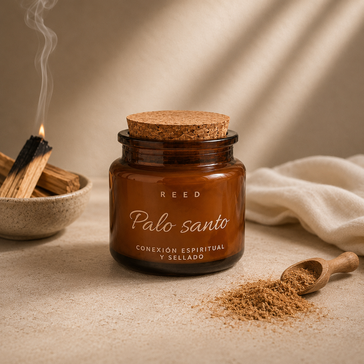 Vela de palo santo – conexión espiritual y sellado