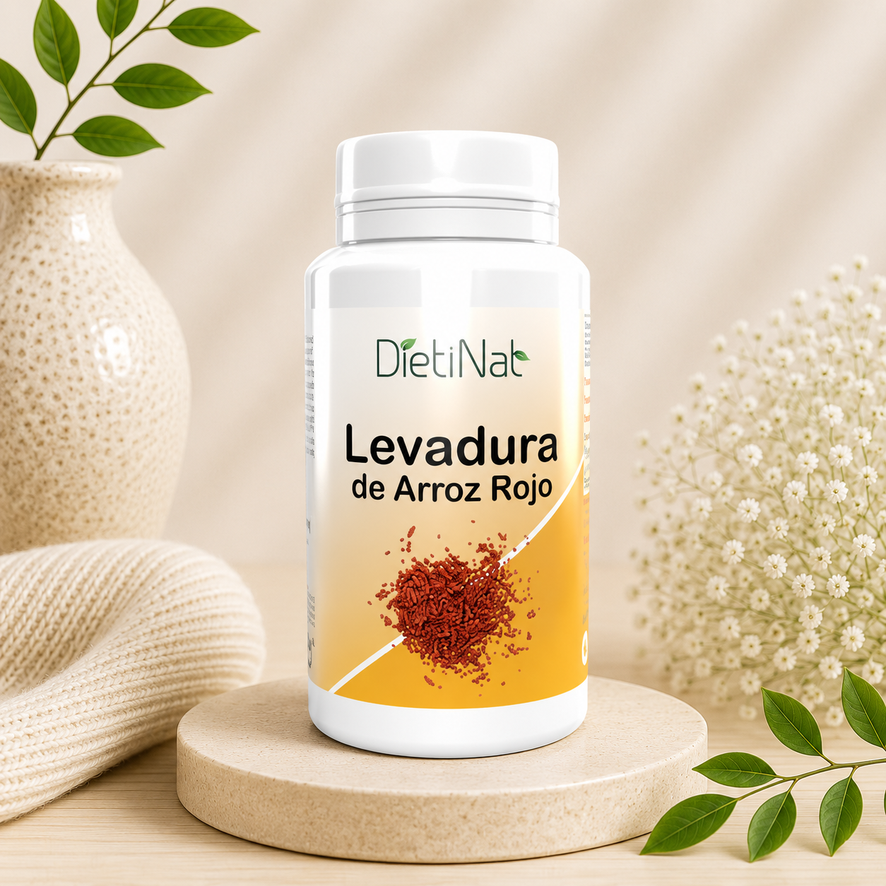 Levadura de Arroz Rojo 60 capsulas Dietinat
