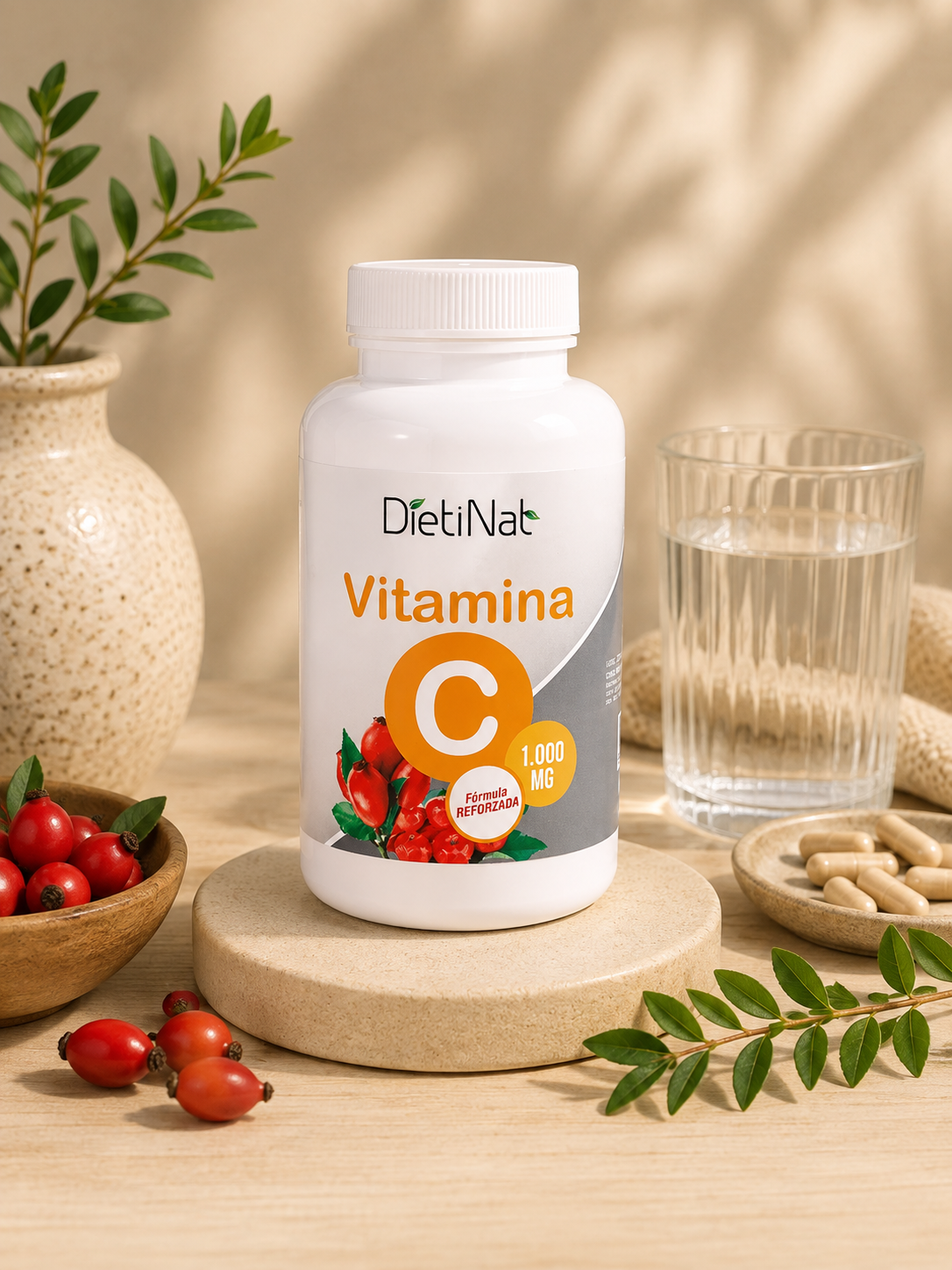 Vitamina C 1.000 mg 90 cápsulas Dietinat