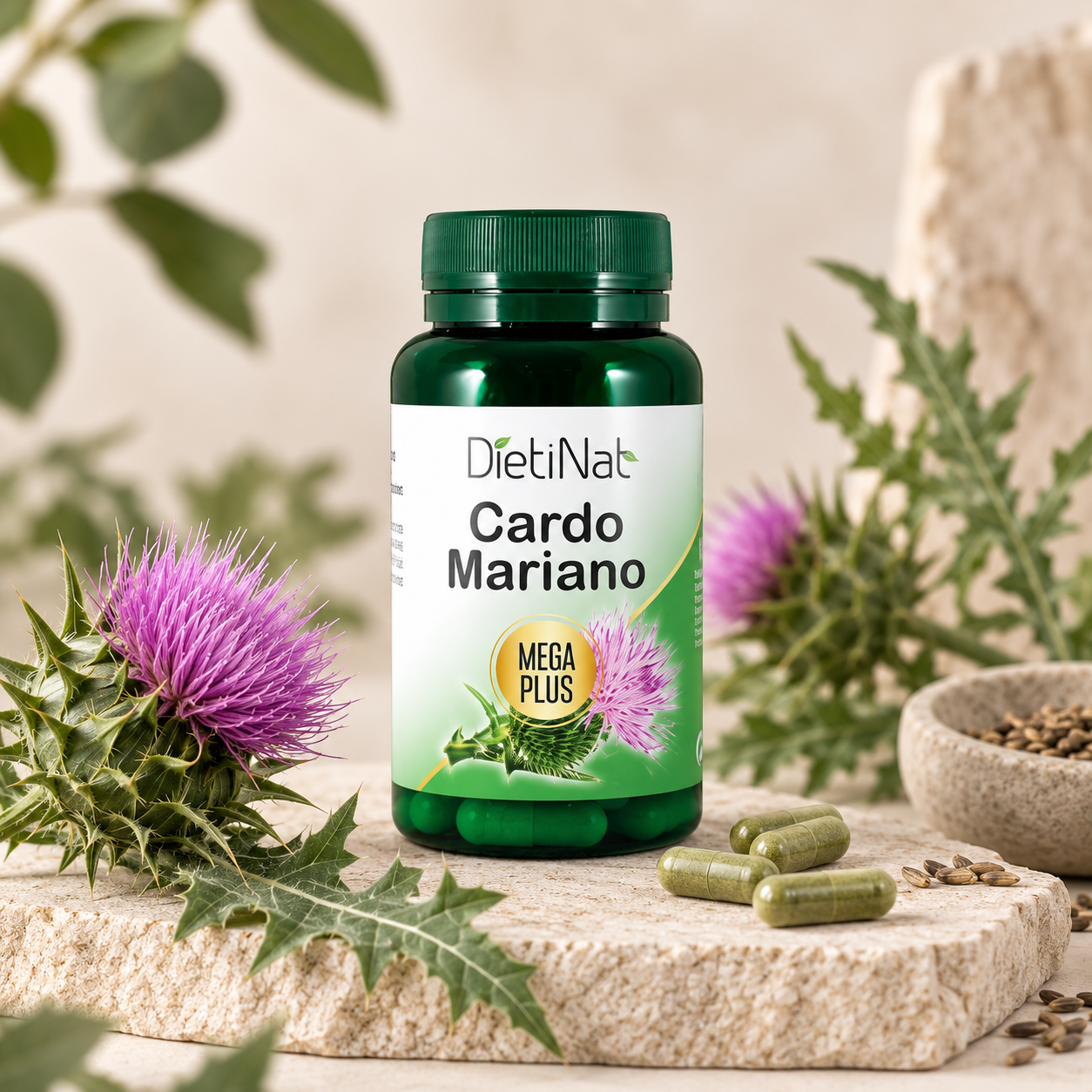 Cardo Mariano MEGAPLUS 60 capsulas Dietinat