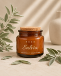 Vela de Salvia Blanca – Felicidad y Renovación