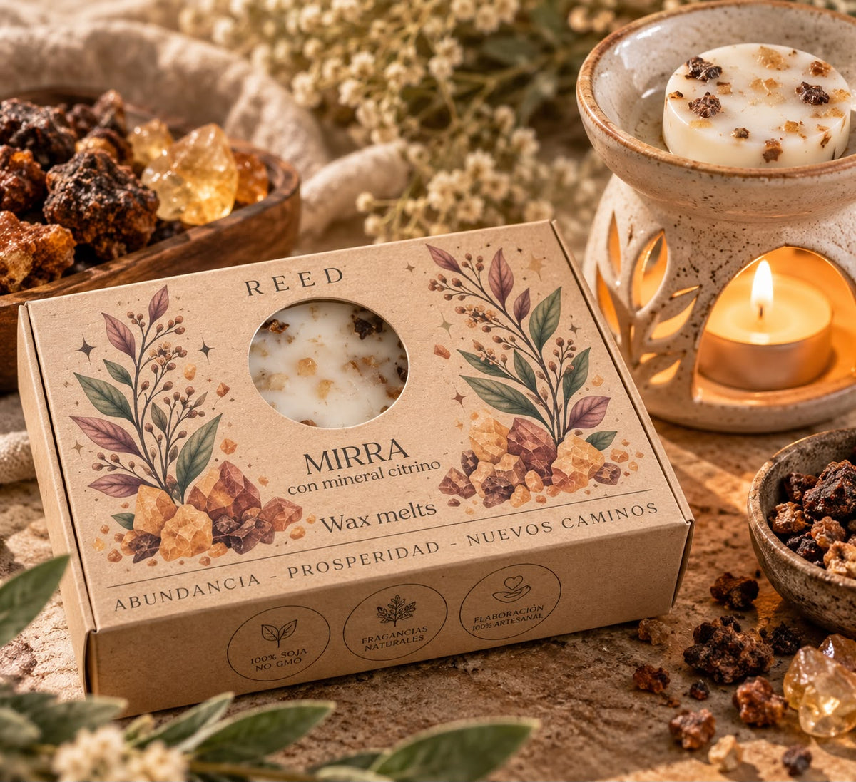 Wax Melts de Mirra.Caja 5und